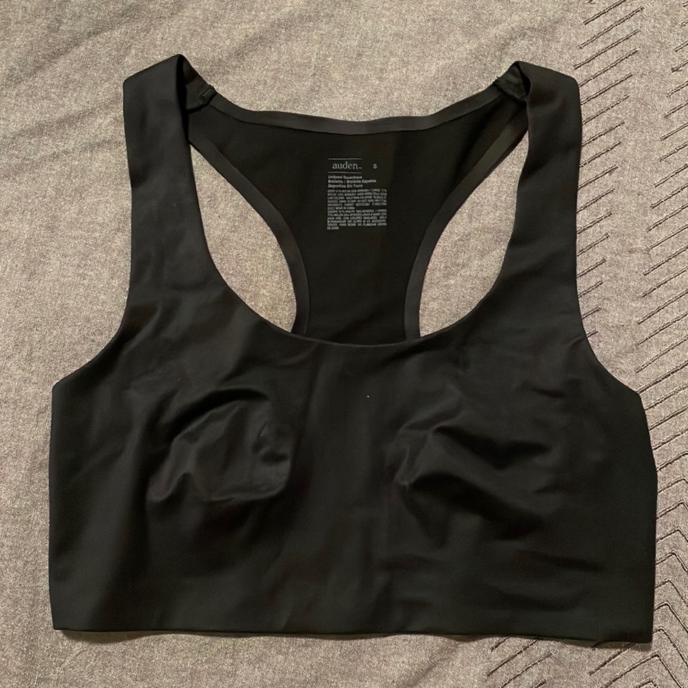 Women's racer back bralette - Auden -  Black color S